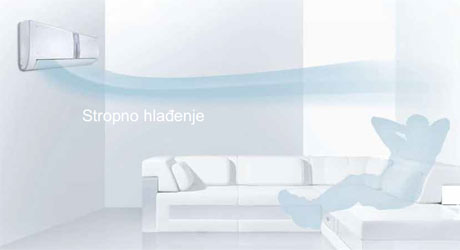 Gree stropno hlađenje